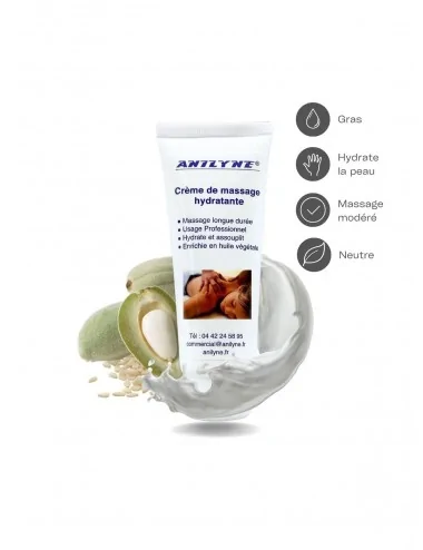 Crème neutre de massage hydratante Anilyne 250ml PHYTOMEDICA