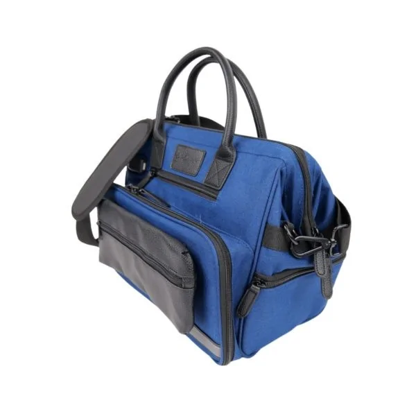 Mini sac médical Ouessant bleu avec pochette DE BOISSY Mini sac médical Ouessant bleu avec pochette DE BOISSY