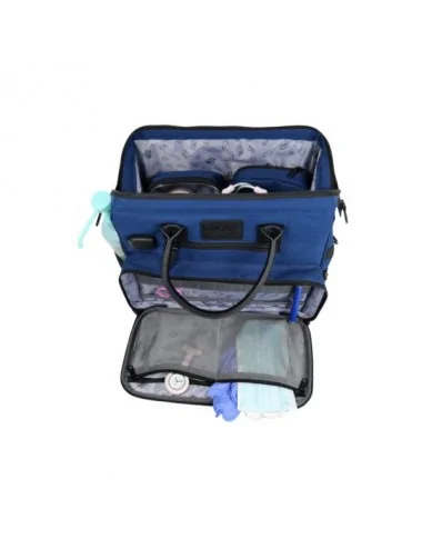 Mini sac médical Ouessant bleu avec pochette DE BOISSY