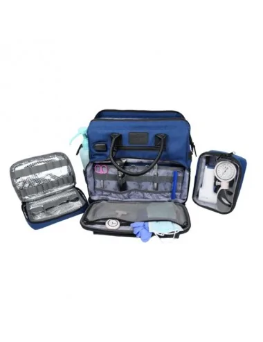 Mini sac médical Ouessant bleu avec pochette DE BOISSY