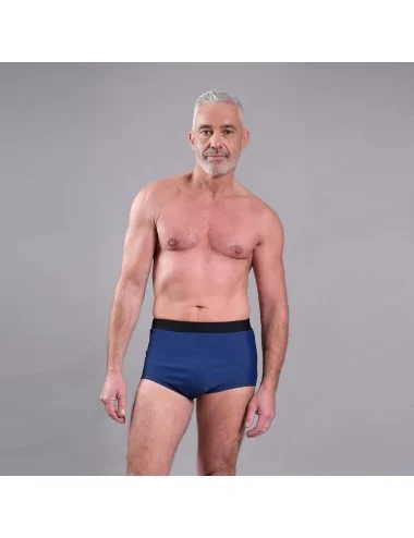Maillot de bain incontinence homme marine de type slip de bain Benefactor