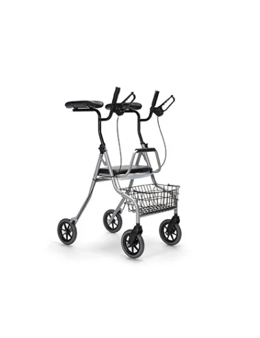 Rollator 276 avec appui anté-brachial Gris Vermeiren - ATPM Services