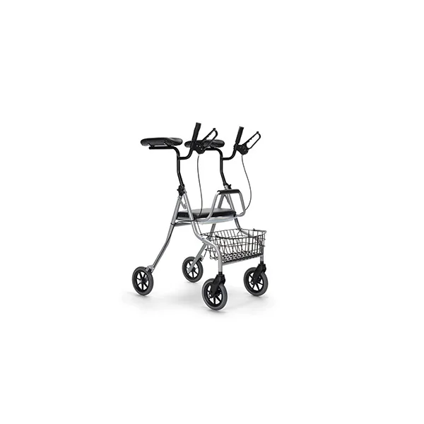 Rollator 276 avec appui anté-brachial Gris Vermeiren - ATPM Services Rollator 276 avec appui anté-brachial Gris Vermeiren - ATPM Services
