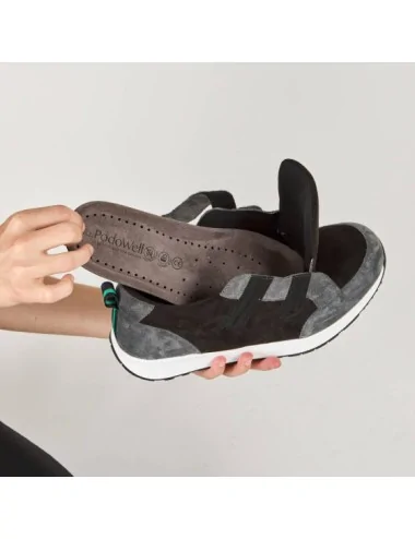 Baskets orthopédiques CHUP DAO_D_VEL NOIR PODOWELL