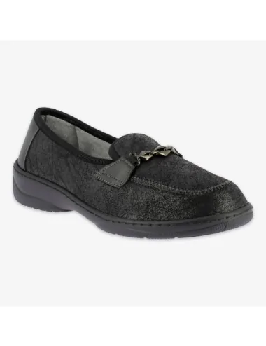Maccassin pour femme CHUT Maria Noir Podowell
