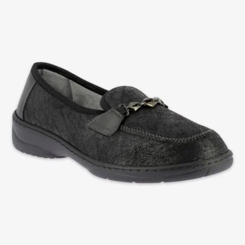 Maccassin pour femme CHUT Maria Noir Podowell