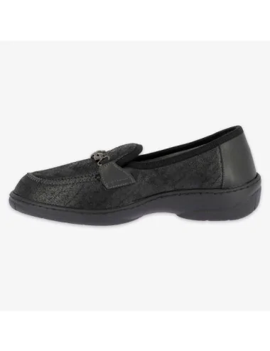 Maccassin pour femme CHUT Maria Noir Podowell