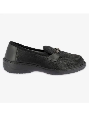 Maccassin pour femme CHUT Maria Noir Podowell