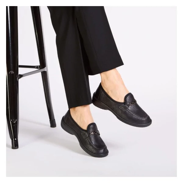 Maccassin pour femme CHUT Maria Noir Podowell Maccassin pour femme CHUT Maria Noir Podowell