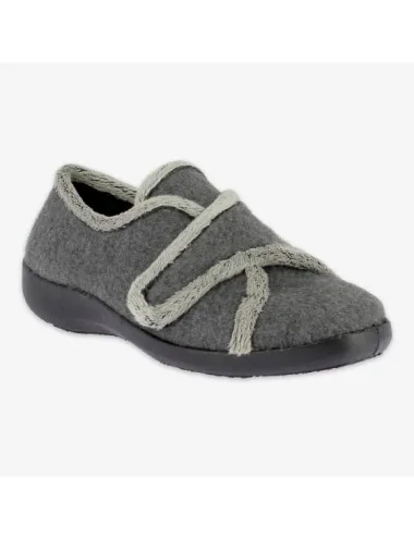 Chaussons orthopédiques CHUT Plumette Anthracite vue de côté PODOWELL
