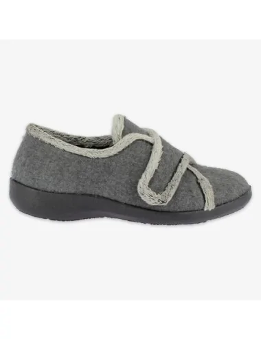 Chaussons orthopédiques CHUT Plumette Anthracite vue de côté PODOWELL