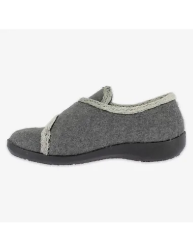 Chaussons orthopédiques CHUT Plumette Anthracite vue de côté PODOWELL