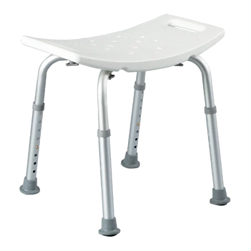 Tabouret de douche rectangulaire à hauteur réglable MEDTRADE