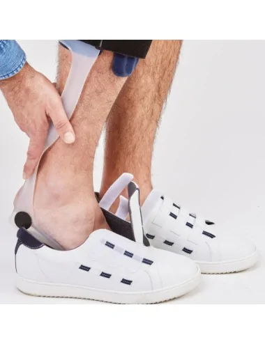 Chaussure orthopédique de type basket pour homme CHUT Yannick Blanc PODOWELL