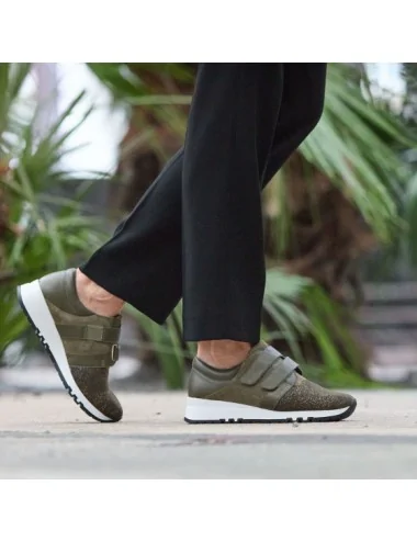 Basket pour femme CHUT Zelda Kaki PODOWELL