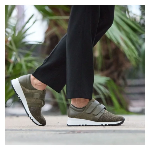 Basket pour femme CHUT Zelda Kaki PODOWELL Basket pour femme CHUT Zelda Kaki PODOWELL