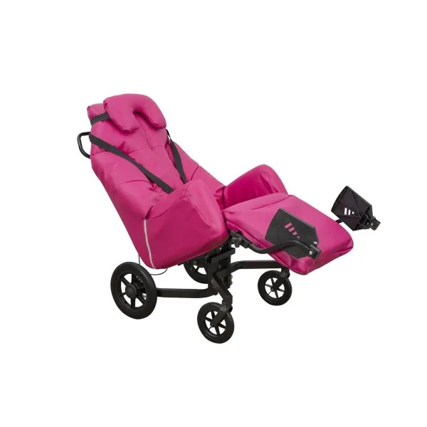 Fauteuil coquille ELYSEE II à inclinaison manuelle PVC/PU Framboise Innov'SA