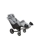 Fauteuil coquille ELYSEE II à inclinaison manuelle tissu chiné gris Innov'SA