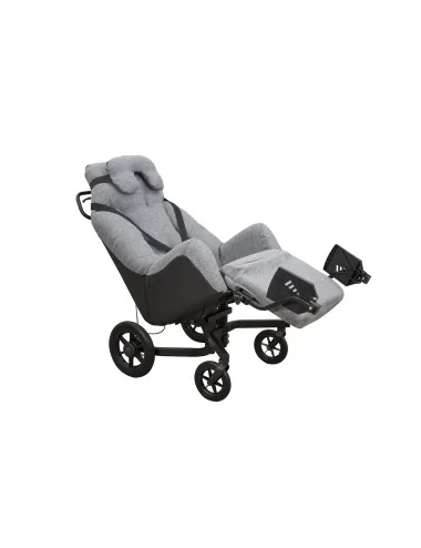 Fauteuil coquille ELYSEE II à inclinaison manuelle tissu chiné gris Innov'SA