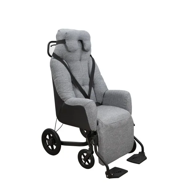 Fauteuil coquille ELYSEE II à inclinaison manuelle tissu chiné gris Innov'SA