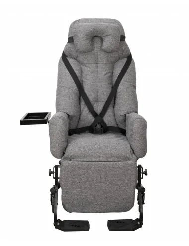 Fauteuil coquille ESSENTIEL II Manuel Velours marron Innov'SA