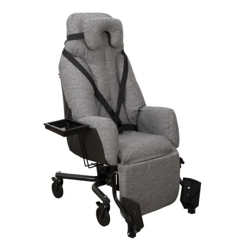 Fauteuil coquille ESSENTIEL II Manuel Velours marron Innov'SA