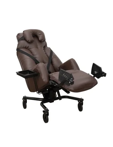 Fauteuil coquille ESSENTIEL II électrique PVC Cacao Innov'SA