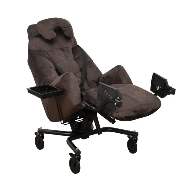 Fauteuil coquille ESSENTIEL II électrique Velours marron Innov'SA