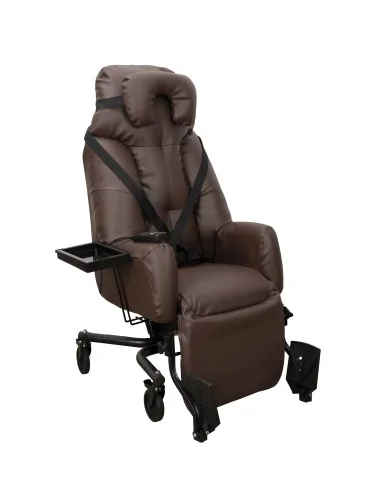 Fauteuil coquille ESSENTIEL II électrique PVC Cacao Innov'SA