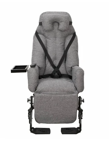 Fauteuil coquille ESSENTIEL II électrique Velours marron Innov'SA