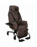 Fauteuil coquille ESSENTIEL II électrique Velours marron Innov'SA