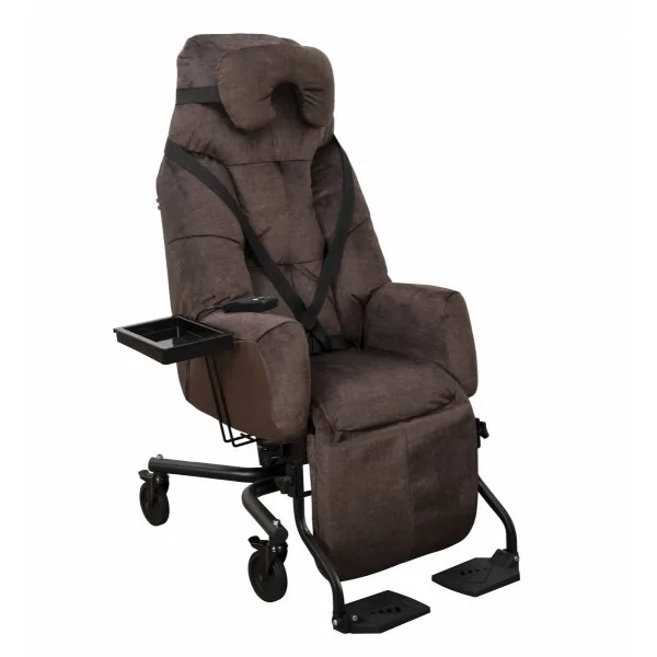 Fauteuil coquille ESSENTIEL II électrique Velours marron Innov'SA