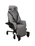 Fauteuil coquille ESSENTIEL II électrique tissu gris chiné Innov'SA
