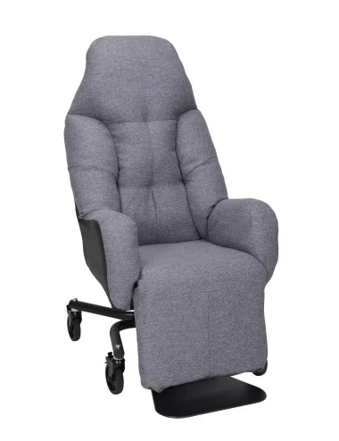 Fauteuil coquille LIBERTY II Manuel Velours black Edition Innov'SA