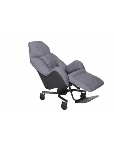 Fauteuil coquille LIBERTY II Manuel Velours black Edition Innov'SA