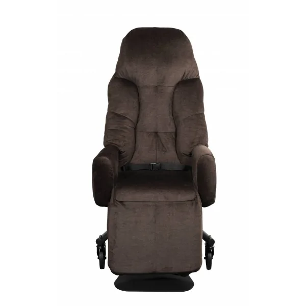 Fauteuil coquille LIBERTY II électrique Velours marron Innov'SA Fauteuil coquille LIBERTY II électrique Velours marron Innov'SA