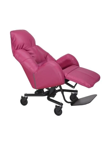 Fauteuil coquille LIBERTY II électrique Framboise Innov'SA