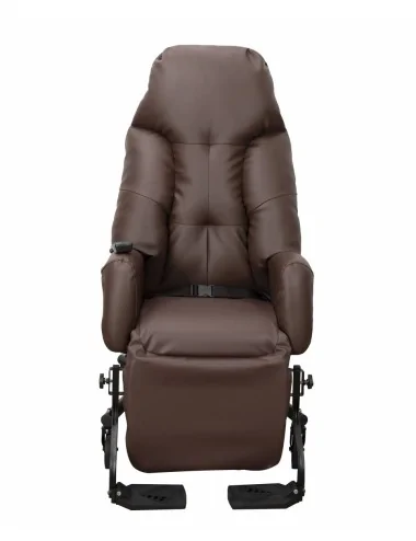 Fauteuil à pousser Mistral II électrique cacao Innov'SA