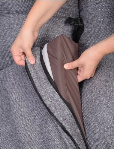 Coussin d'assise visco houssée fauteuil à pousser INNOV'SA