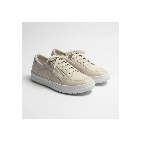 Basket femme BECKY02 ECRU beige PODOWELL