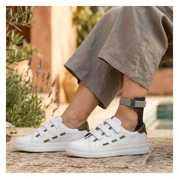 Basket femme BETTY Blanc PODOWELL