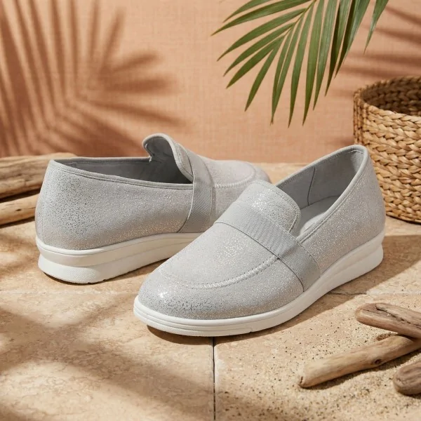 Mocassins pour femme CHUT NELIA Perle Podowell vue de face