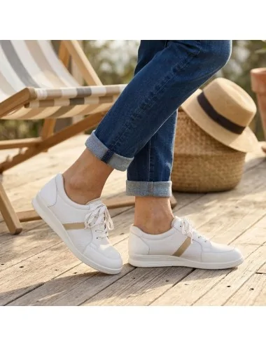 Basket femme NERINA Blanc PODOWELL