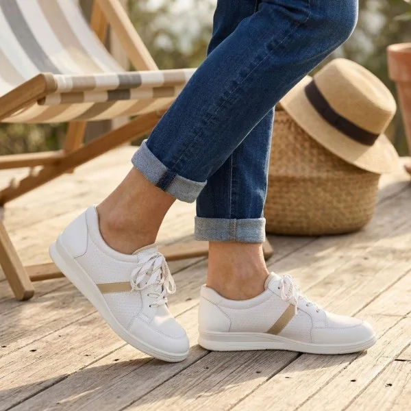 Basket femme NERINA Blanc PODOWELL