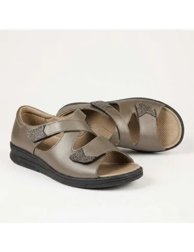 Sandales orthopédiques femme CHUT Newell Bronze PODOWELL