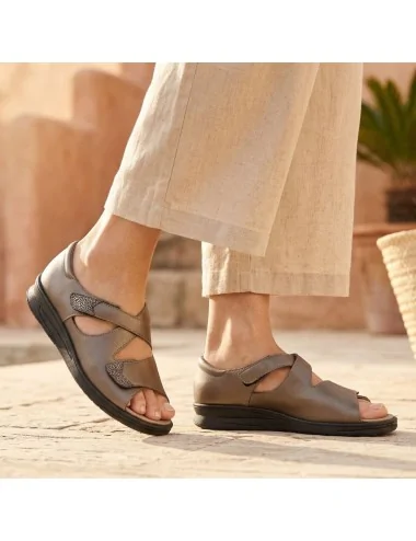 Sandales orthopédiques femme CHUT Newell Bronze PODOWELL