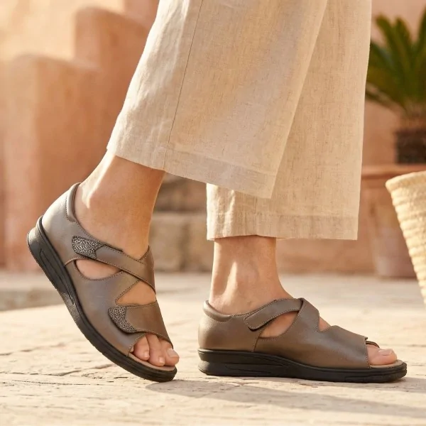 Sandales orthopédiques femme CHUT Newell Bronze PODOWELL