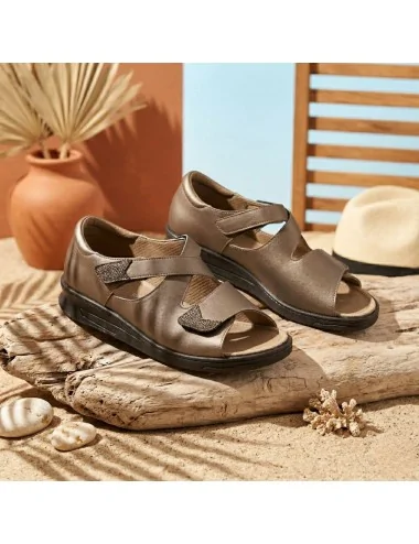 Sandales orthopédiques femme CHUT Newell Bronze PODOWELL