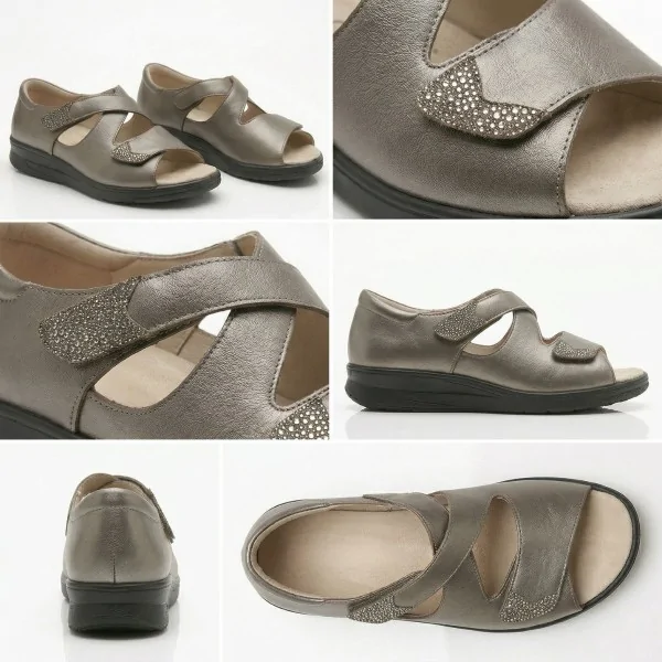 Sandales orthopédiques femme CHUT Newell Bronze PODOWELL