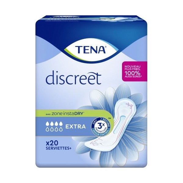 Paquet de TENA LADY DISCREET EXTRA Paquet de TENA LADY DISCREET EXTRA